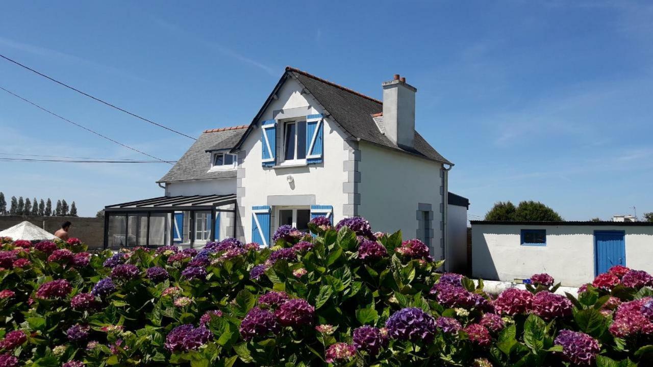 Maison de bord de mer à Keriec Trelevern Exterior foto