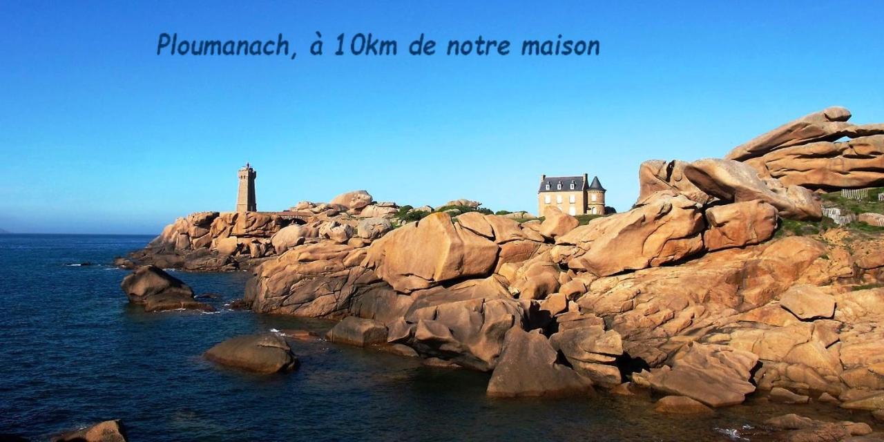 Maison de bord de mer à Keriec Trelevern Exterior foto